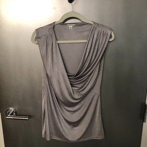 Calvin Klein Drape Neck Top